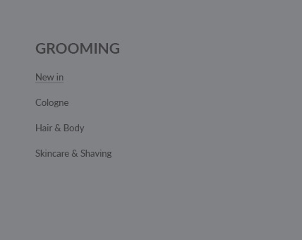 Mens Grooming