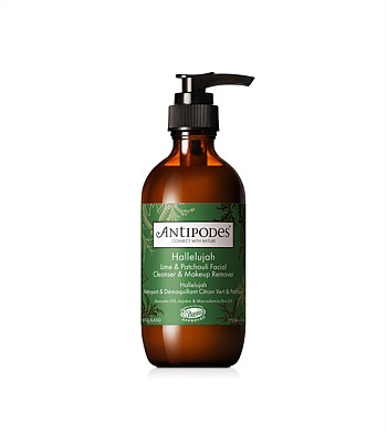 Antipodes Hallelujah Lime & Patchouli Cleanser and Makeup Remover 200ml