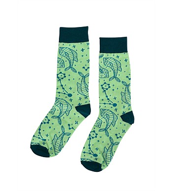 Annabel Trends Zodiac Jacquard Boxed Socks Pisces