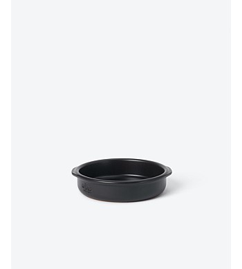 Citta Terracotta Casserole Dish Black M 1200ml