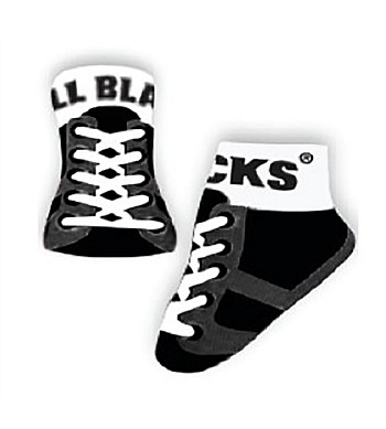 All Black Baby Infants Socks