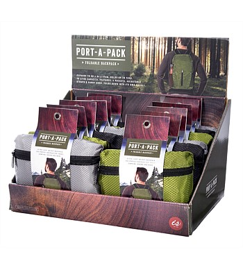IsAlbi Port-A-Pack Explore Foldable Backpack