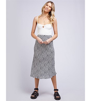 All About Eve Midi Posie Skirt