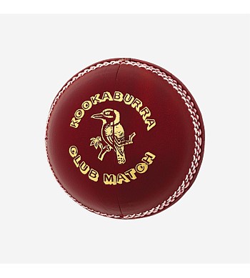 Kookaburra Club Match 156g Red Cricket Ball