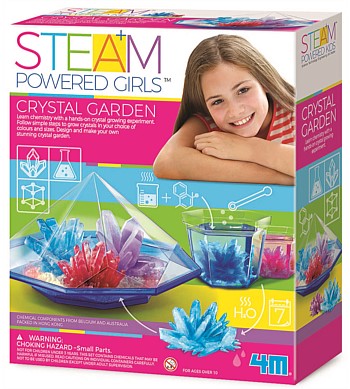 4M Craft Crystal Garden STEAM Powered Girls