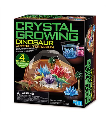 4M Craft Crystal Growing Dinosaur Terrarium