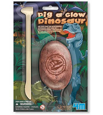 4M Craft Dig a Glow Dinosaur