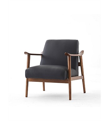 Capulet Spencer Mid-Century Leather Armchair