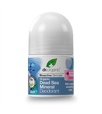 Dr. Organic Dead Sea Mineral Roll On Deodorant 50ml