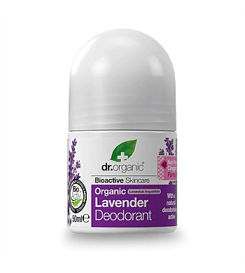 Dr. Organic Lavender Roll On Deodorant 50ml