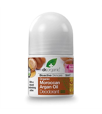 Dr. Organic Moroccan Argan Oil Roll On Deodorant 50ml