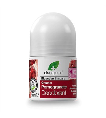 Dr. Organic Pomegranate Roll On Deodorant 50ml