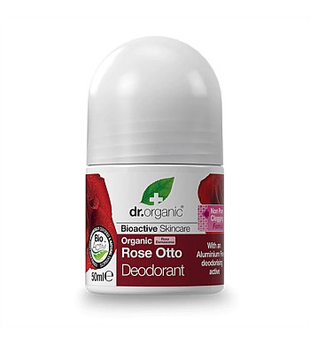Dr. Organic Rose Otto Roll On Deodorant 50ml